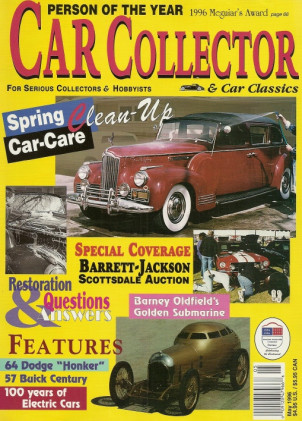 CAR COLLECTOR & CAR CLASSICS 1996 MAY - '64 DODGE HONKER, '57 CENTURY, ELEC CARS